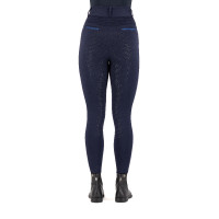 Leggings de equitación Imperial Riding Comfi Sparks invierno FullGrip mujer Zafiro Azul