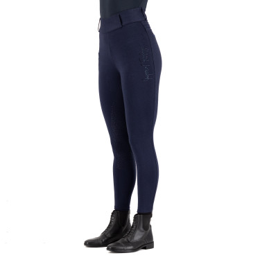 Leggings de equitación Imperial Riding Comfi Sparks invierno FullGrip mujer Zafiro Azul