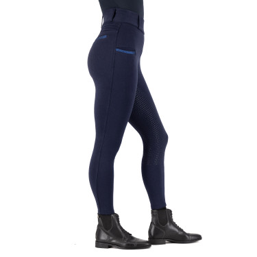 Leggings de equitación Imperial Riding Comfi Sparks invierno FullGrip mujer Zafiro Azul