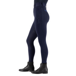 Leggings de equitación Imperial Riding Comfi Sparks invierno FullGrip mujer Zafiro Azul