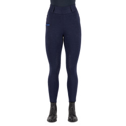 Leggings de equitación Imperial Riding Comfi Sparks invierno FullGrip mujer Zafiro Azul