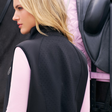 Chaleco sin mangas Imperial Riding Sporty Air para mujer Negro