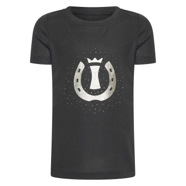 Camiseta de manga corta Imperial Riding Hally para niño Negro
