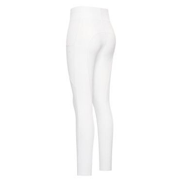 Legging de equitación Easy Rider Dietse Performance FullGrip para mujer Blanco