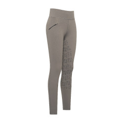 Legging de equitación Easy Rider Dietse Performance FullGrip para mujer Imán Gris