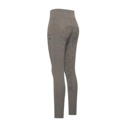 Legging de equitación Easy Rider Dietse Performance FullGrip para mujer Imán Gris