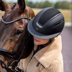 Casco HV Polo Magnifica Negro mate