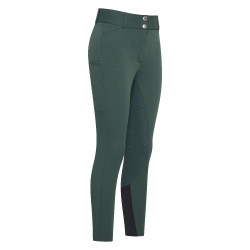 Pantalón de equitación HV Polo Cleo FullGrip Verde pato