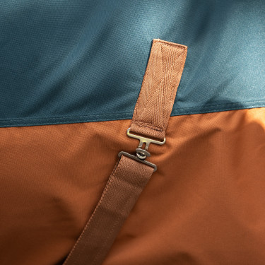 Manta de exterior Imperial Riding Customized sin cuello Verde oscuro / zorro