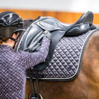 Manta de silla HV Polo Peggy Dressage Negro