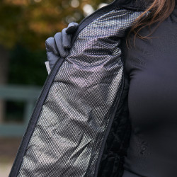 Chaleco acolchado sin mangas calefactable Imperial Riding Negro