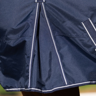 Manta de paddock Imperial Riding Basic con cuello alto 300 g Marino Azul marino