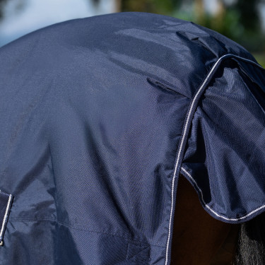 Manta de paddock Imperial Riding Basic con cuello alto 400 g Marino Azul marino