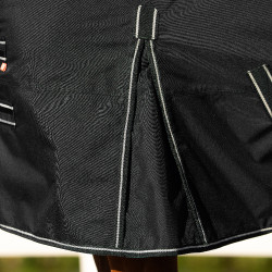 Manta de paddock Imperial Riding Basic con cuello alto 400 g Negro