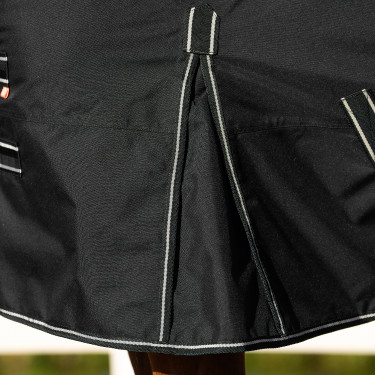 Manta de paddock Imperial Riding Basic con cuello alto 400 g Negro
