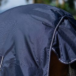 Manta de paddock Imperial Riding Basic con cuello alto de forro polar Marino Azul marino