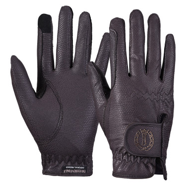Guantes Crystal Imperial Riding Essentials Castaño Marr&amp;oacute;n