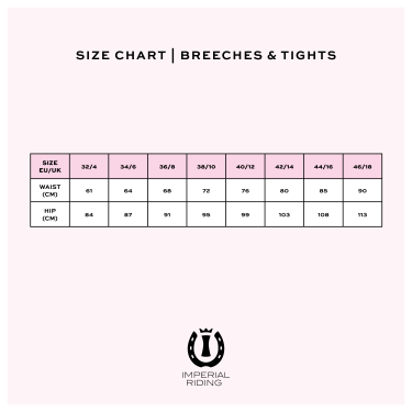 Pantalón de equitación Imperial Riding Bliss FullGrip para mujer Negro