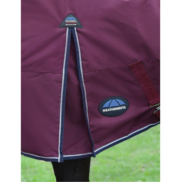 Manta impermeable ComFiTec Essential Turnout WeatherBeeta 0 g Burdeos / azúl marino
