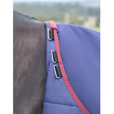 Manta impermeable ComFiTec Essential Turnout WeatherBeeta 0 g Azúl marino / burdeos