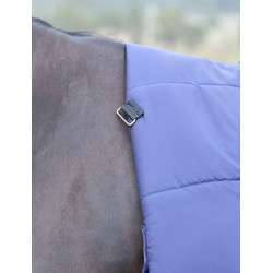 Manta ComFiTec Essential Turnout Weatherbeeta 50 g combo Azúl marino / burdeos
