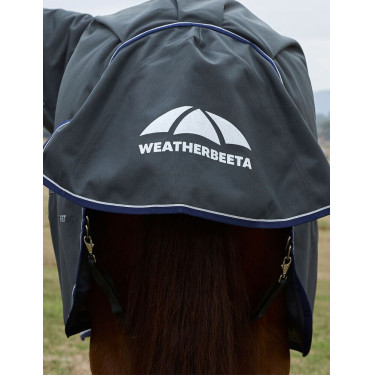 Manta ComFiTec Ultra Turnout WeatherBeeta con cuello desmontable 100 g Negro