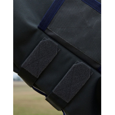 Manta ComFiTec Ultra Turnout WeatherBeeta con cuello desmontable 100 g Negro