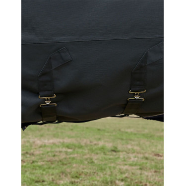 Manta ComFiTec Ultra Turnout WeatherBeeta con cuello desmontable 100 g Negro