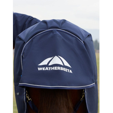 Manta ComFiTec Ultra Turnout WeatherBeeta con cuello desmontable 100 g Marino Azul marino