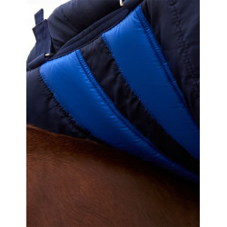 Manta ComFiTec Ultra Turnout WeatherBeeta con cuello desmontable 100 g Marino Azul marino