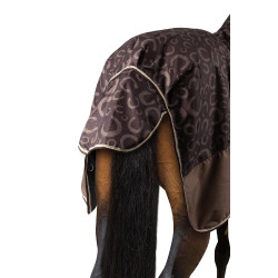 Manta de Exterior Ligero con CubreCuello Glasgow Horze Ciruela con chocolate Manta de Exterior Ligero con CubreCuello Glasgow Horze Ciruela con chocolate