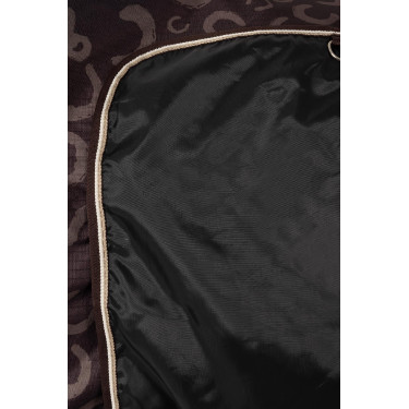 Manta de Exterior Ligero con CubreCuello Glasgow Horze Ciruela con chocolate Manta de Exterior Ligero con CubreCuello Glasgow Horze Ciruela con chocolate