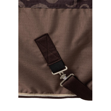 Manta de Exterior Ligero con CubreCuello Glasgow Horze Ciruela con chocolate Manta de Exterior Ligero con CubreCuello Glasgow Horze Ciruela con chocolate