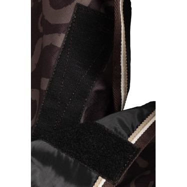 Manta de Exterior Ligero con CubreCuello Glasgow Horze Ciruela con chocolate Manta de Exterior Ligero con CubreCuello Glasgow Horze Ciruela con chocolate