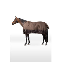 Horze Manta de Exterior Glasgow, 100g Ciruela con chocolate