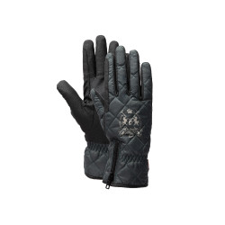 Guantes de equitación impermeables y acolchados B Vertigo Onyx Escarabajo verde Guantes de equitación impermeables y acolchados B Vertigo Onyx Escarabajo verde