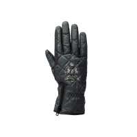 Guantes de equitación impermeables y acolchados B Vertigo Onyx Antracita Gris