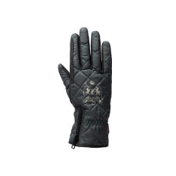 Guantes de equitación impermeables y acolchados B Vertigo Onyx Escarabajo verde Guantes de equitación impermeables y acolchados B Vertigo Onyx Escarabajo verde