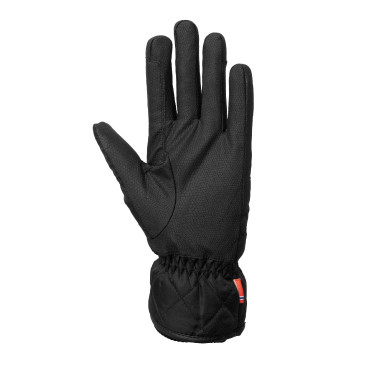 Guantes de equitación impermeables y acolchados B Vertigo Onyx Belleza negra Negro Guantes de equitación impermeables y acolchados B Vertigo Onyx Belleza negra Negro