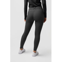 Pantalón de equitación térmico Horze Grand Prix Pro con grip integral para mujer Arándano Gris