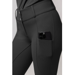 Pantalón de equitación térmico Horze Grand Prix Pro con grip integral para mujer Negro Pantalón de equitación térmico Horze Grand Prix Pro con grip integral para mujer Negro