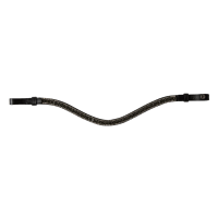 Frontal con strass Horze Columbia Negro / plata