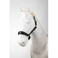 Cabezada de cuero Horze Rennes Negro