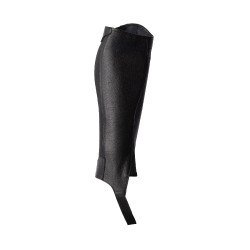 Mini-chaps de cuero B Vertigo Chantilly Belleza negra Negro