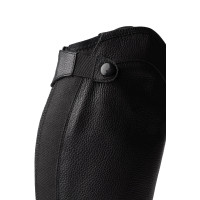 Mini-chaps de cuero B Vertigo Chantilly Belleza negra Negro