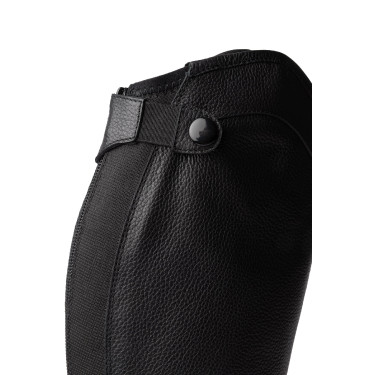 Mini-chaps de cuero B Vertigo Chantilly Belleza negra Negro