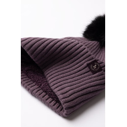 Gorro de punto Horze Nele Sílex violeta
