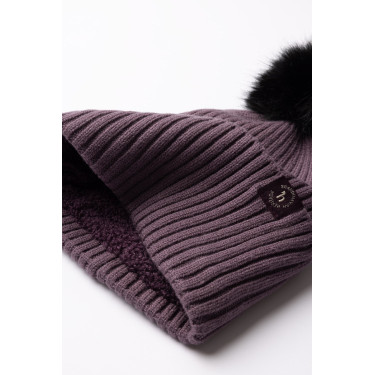 Gorro de punto Horze Nele Sílex violeta