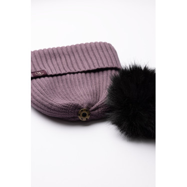 Gorro de punto Horze Nele Sílex violeta
