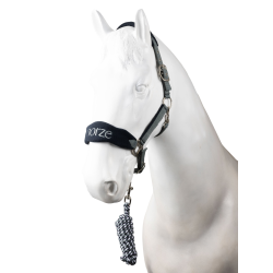 Cabezada y ramal Horze Magic Gris tormenta